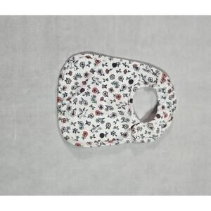 Child‎ Of Mine By Carters Bib Floral Pattern Snap Closure One Size